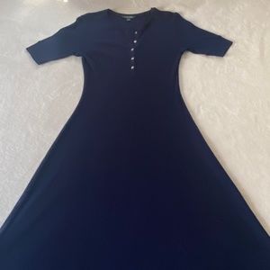 Ralph Lauren Maxi Navy Dress